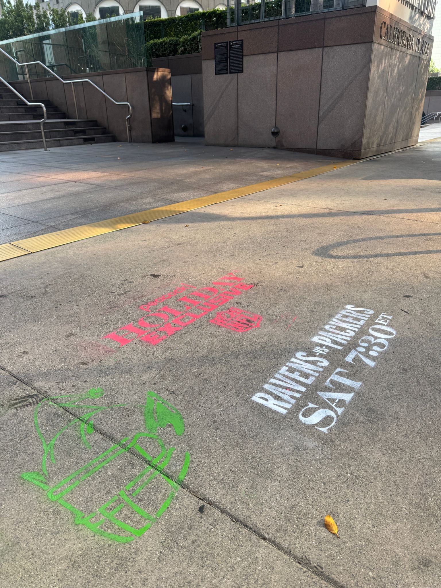 Stencil 3.8 Grand Ave Moca Museum Area